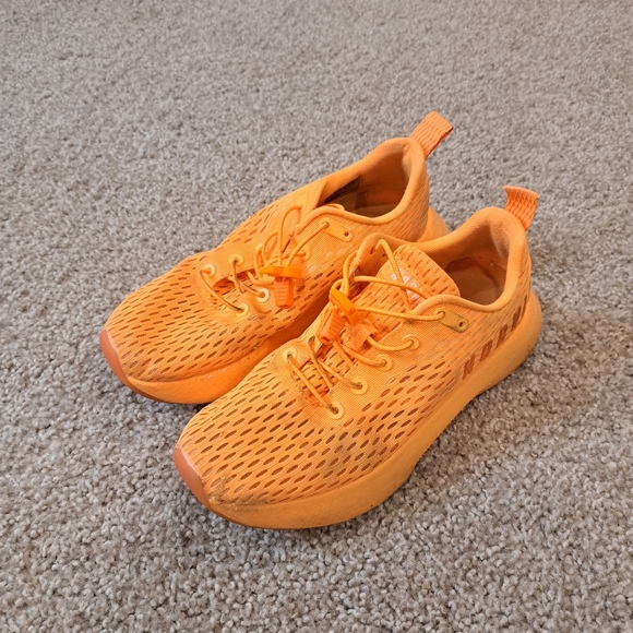 NOBULL All Day Knit Orange Running Shoes Size 7.5 - Picture 2 of 3